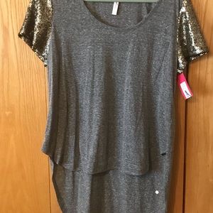 Grey with sequins
